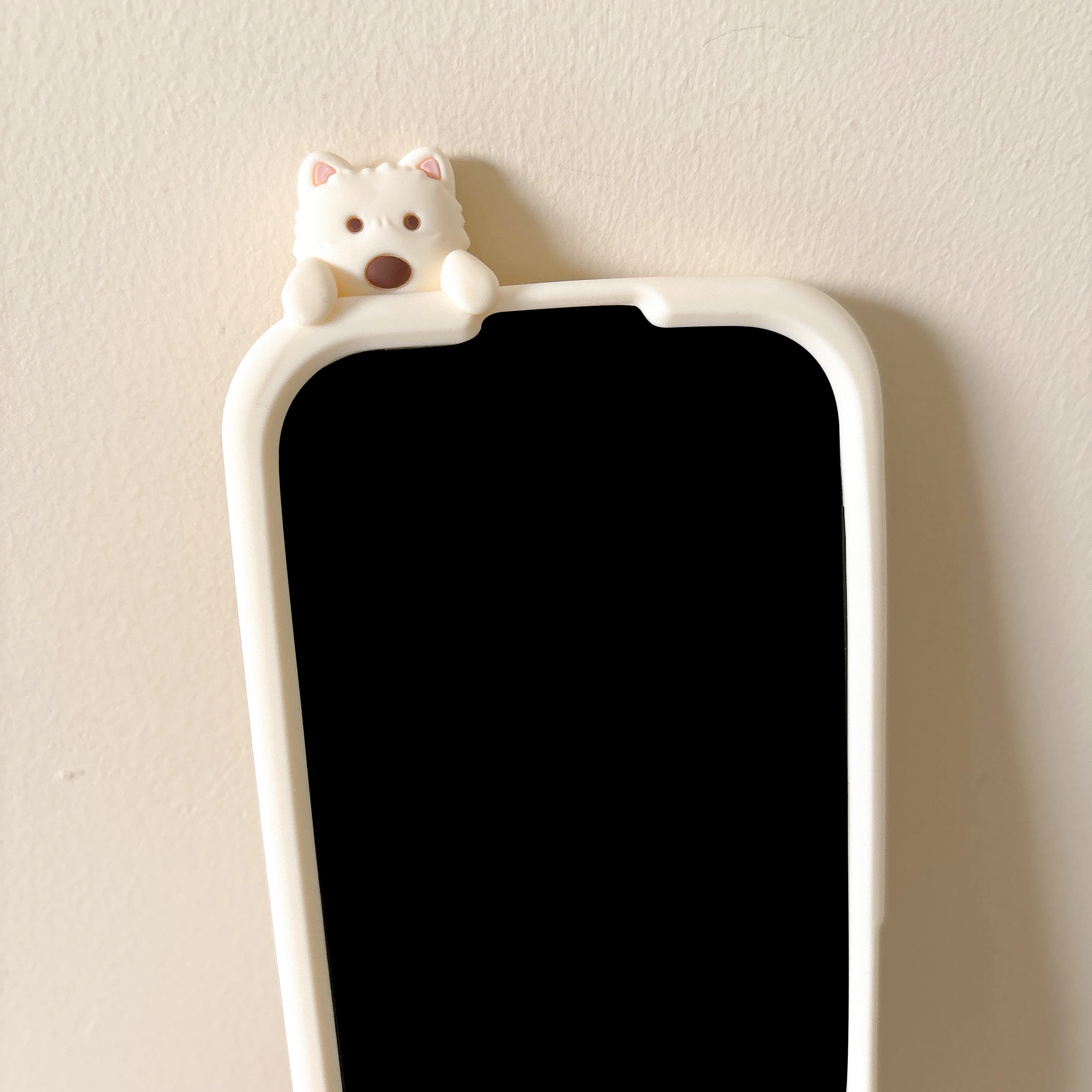 IPhone用耐衝撃ケース,かわいい3D漫画,楽しい子犬,ソフトシリコンカバー,かわいい犬の殻,iPhone 12, iPhone 13, iPhone 14, iPhone 15, iPhone 16 pro max