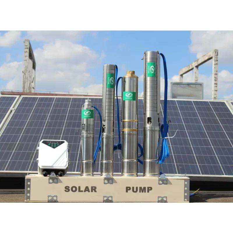 مجموعة مضخات مياه الري تعمل بالطاقة الشمسية - مضخة مياه تعمل بالطاقة الشمسية صديقة للبيئة للزراعة المائية في الحديقة