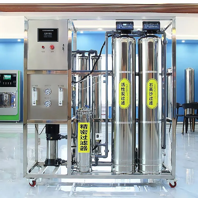 

Factory 500L/H Water Purification Machine With Stainless Steel Tank Reverse Osmosis System Water Filtration Softener Filter