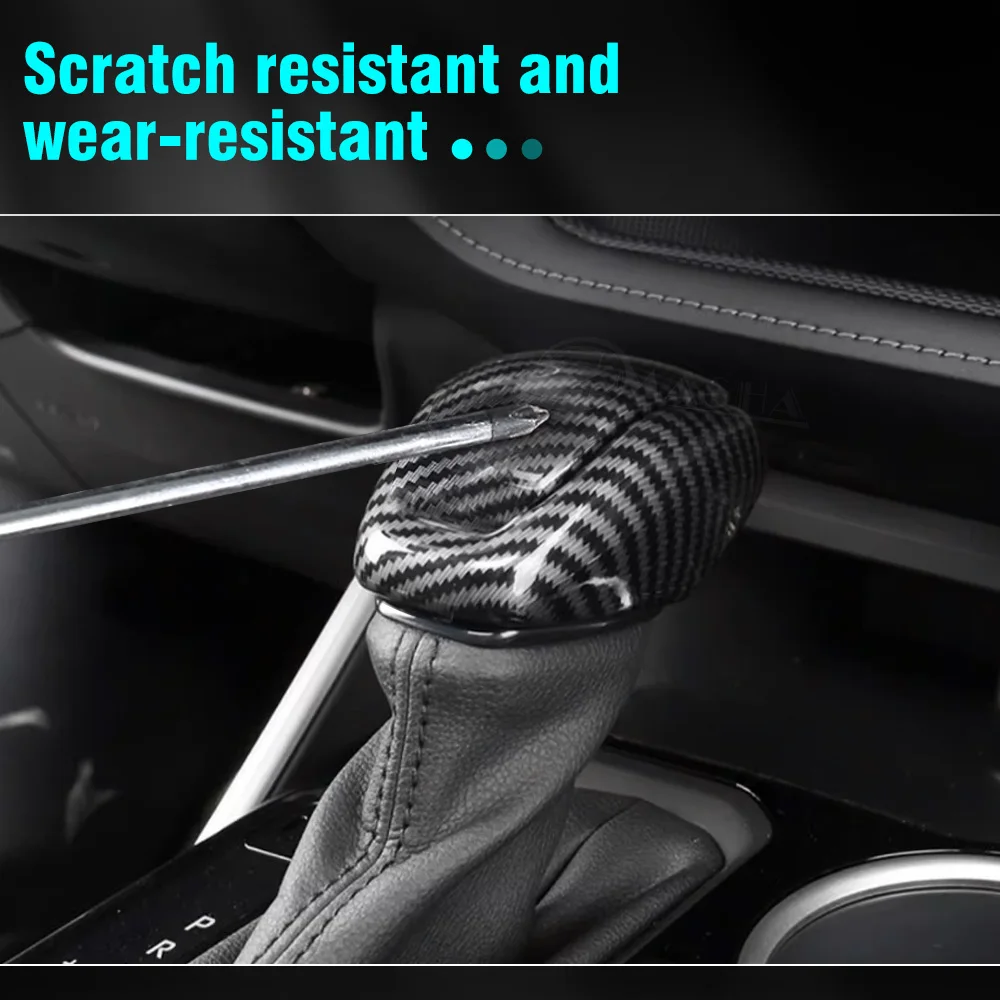 For Toyota RAV4 2019 2020 2021 2022 2023 2024 RAV 4 XA50 Hybrid Accessories Car Gear Shift Knob Gear Head Cover Trim