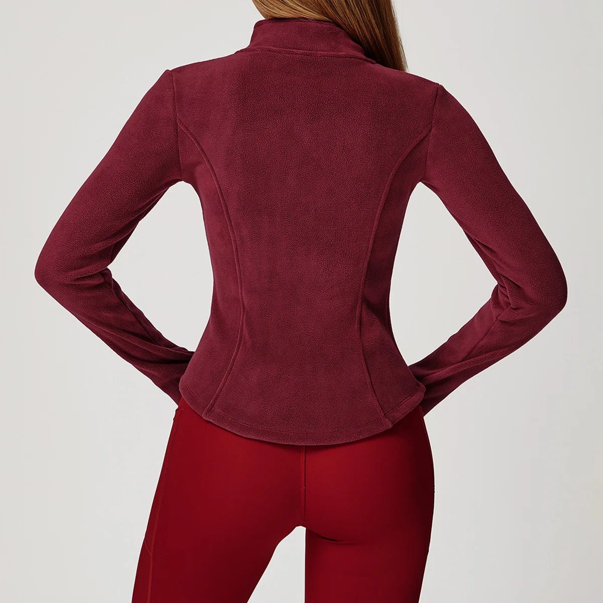 New Winter Women Sports Jacket Women's Yoga Coat Slim Long Sleeve Fitness Top Gym Running Exercise Sweatshirt Workout Activewear