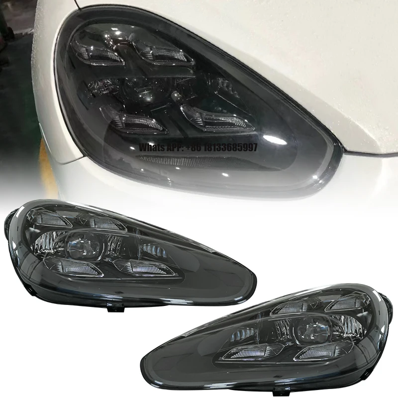 

for Porsche Cayenne 2015-2017 92a 958 958.2 Front Light Led Head Light Upgrade 2023 Led Headlights