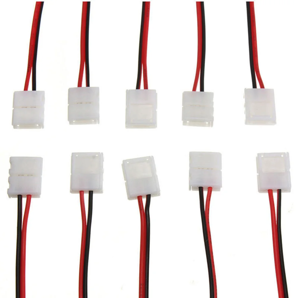 Solderless for Quick Clamp LED Strip Connector DIY Lighting Projects Led Strip Tin-plated Copper Core Max for 6a At 12V