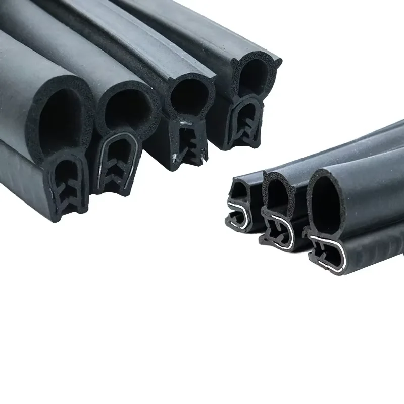 U-канальная защита края двери автомобиля, резиновая уплотнительная лента U-типа, двухслойная черная изоляция, защита дверной рамы, уплотнительные детали отделки