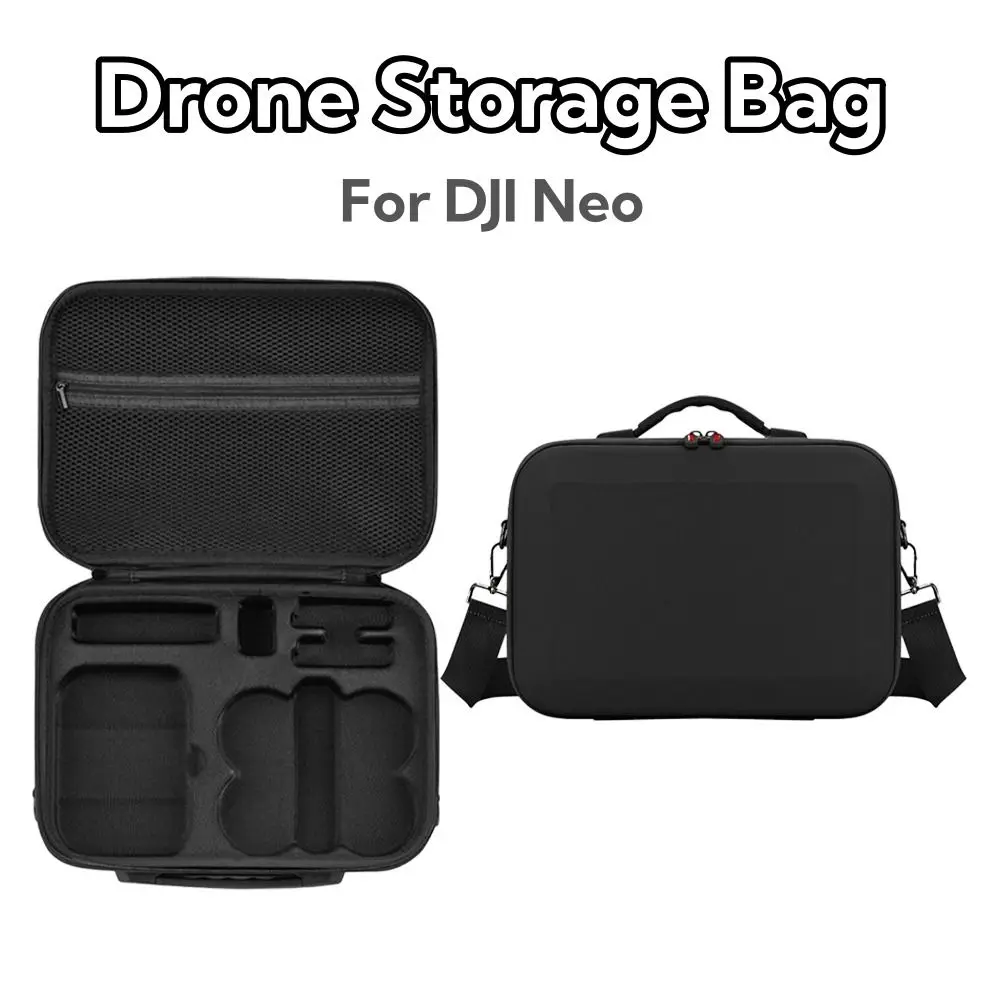 Durable Nylon Drone Storage Bag Crossbody Straps Protective Combo Storage Box RC Drone Accessories Travel Case for DJI Neo