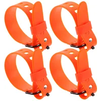 4Pcs Adjustable Snowboard Binding Straps Quick Release Ratchet Buckle Cold Resistant Ski Boot Straps for Men Women All Levels 2