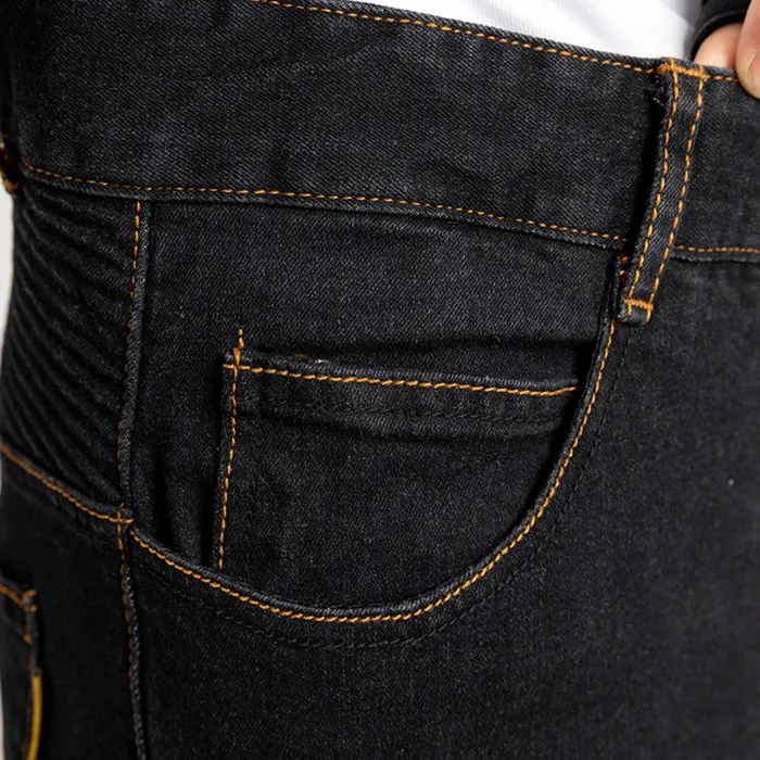 Jeans décontractés résistants à l'usure pour moto quatre saisons en plein air, pantalons anti-chute, protection d'équitation tout-terrain, pantalons élastiques