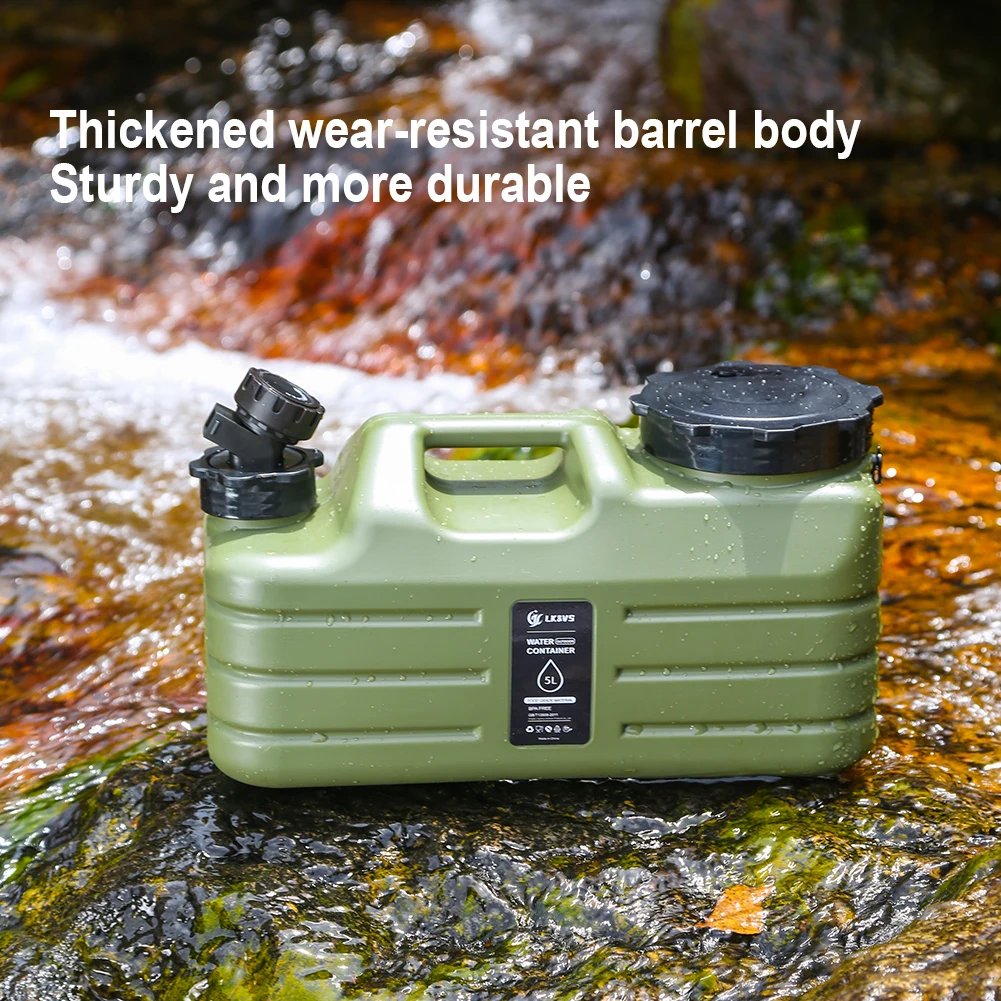 5L خزان المياه المحمولة مانعة للتسرب دلو مياه الشرب سعة كبيرة موزع المياه الناقل للتخييم سيارة السيارة #6