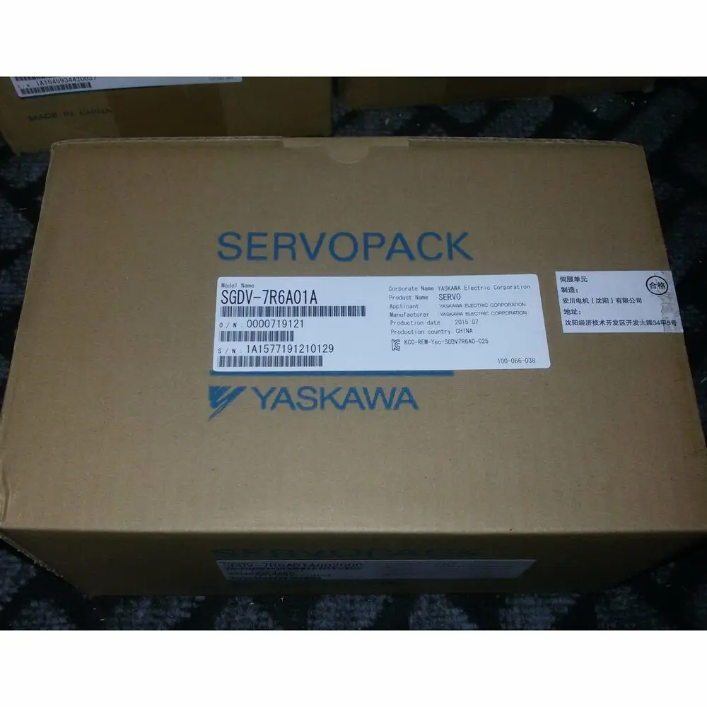 

One Yaskawa SGDV-7R6A01A Servo Drive SGDV7R6A01A New In Box Expedited Shipping