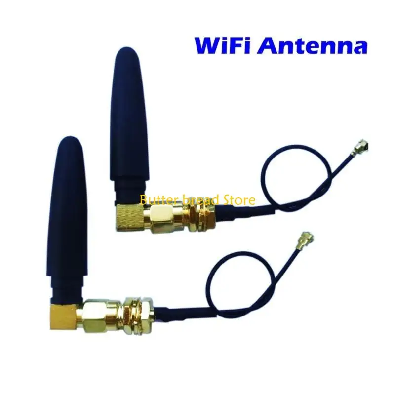 W89C Professional 3dbi RPSMA-/SMA Connector Rubber Suitable for Mini PCI Card Camera USB Adapter Router -40℃~+85℃