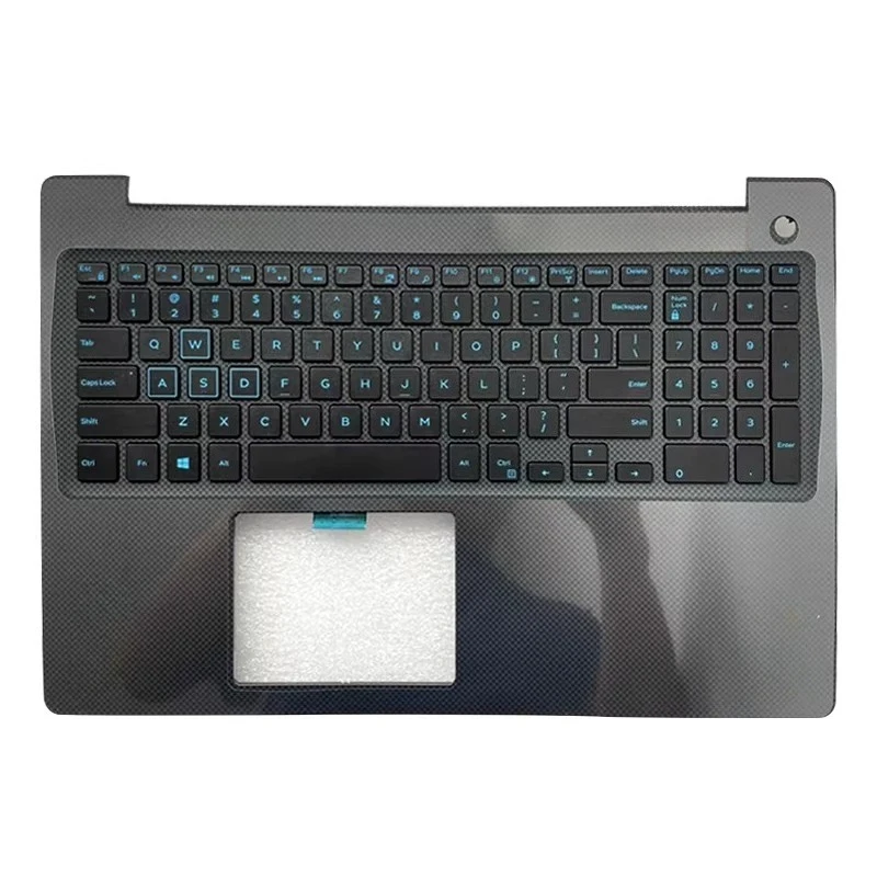 

New Replacement Keyboard for Dell G3 3579 0N4HJH Laptops Palmrest Topcase Upper Cover Repair Spare Parts Blue Letters
