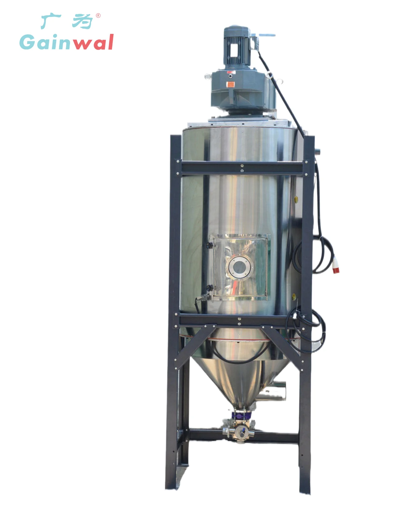 Gainwal 1000 kg Industriale ad anello chiuso PET FLAKES Cristallizzatore Attrezzatura Cristallizzatore