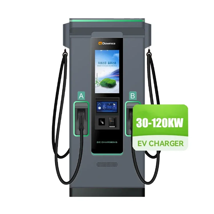 Commercial Ul Level 2 Smart 40a 50kw 40kw 60kw Type 2 Uk Plug Dc Fast 22kw Cable Car Ev Charger Ev Charger Station For Car