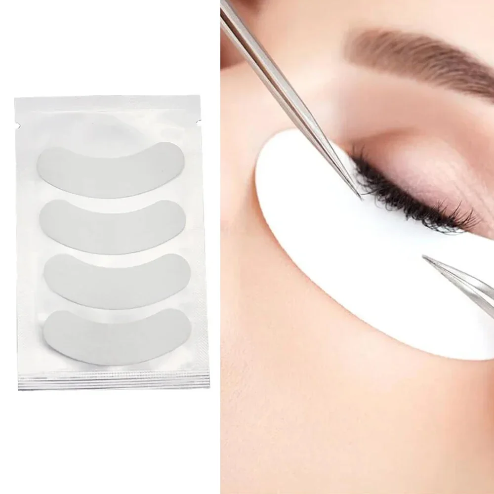 50bags=100pairs Eyelash Pad Patch Grafting Eyelashes Under Eye Patches Eyelash Extension Paper Sticker Application Make Up Tools