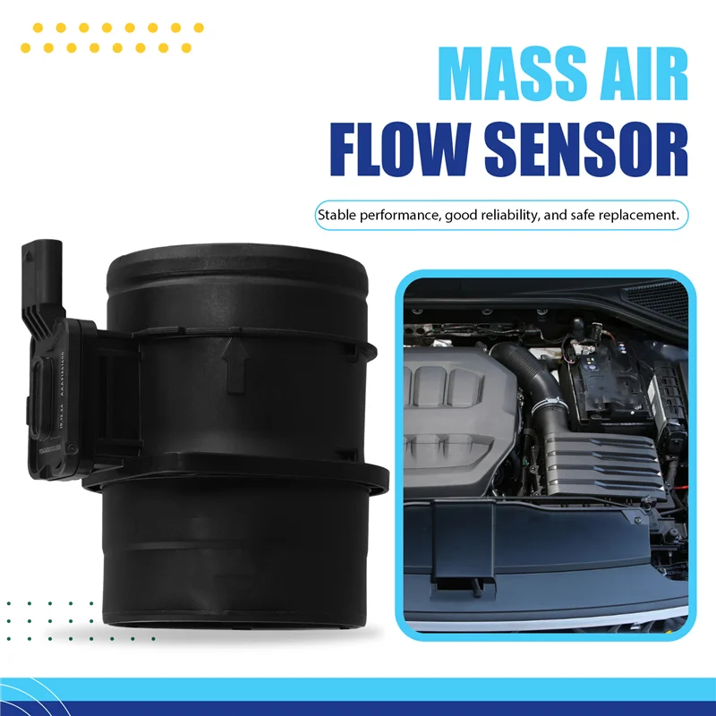 

2017-2025 For VW Arteon Passat T-ROC Tiguan Golf Seat Skoda Car Mass Air Flow Sensor 05L906461G