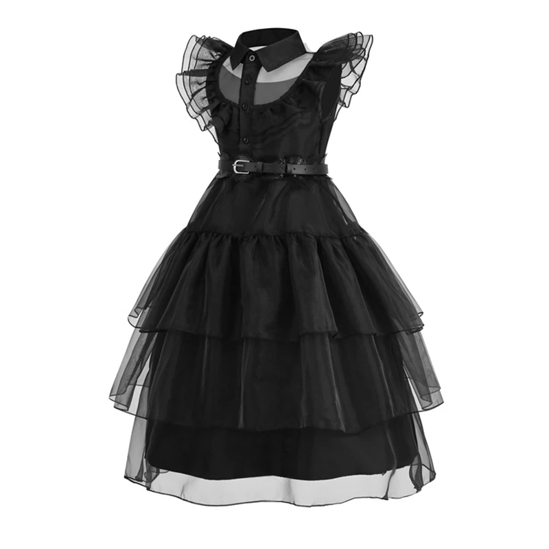 Halloween cosplay costumes anime suit girl dress dark wind party show gift black skirt birthday gift children costume cos