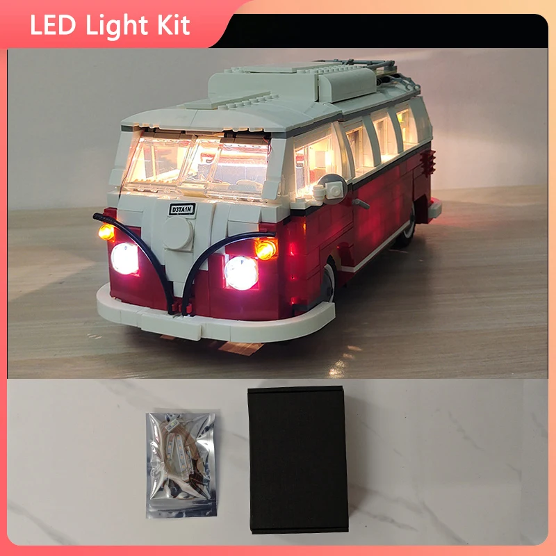 10220 Volkswagen T1 Camper Van LED Light Kit For Compatible 21001 (Only Lighting Inlcuded)