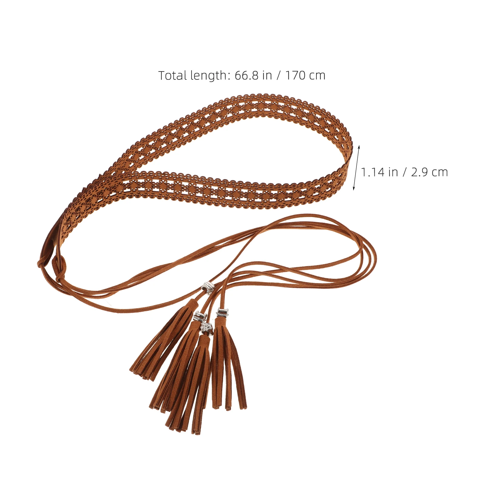 

Bohemian for Women Macrame Tassel Dress Elegant Simple Chic Comfortable Wedding Party Accessories for Dress Women Waist Bohemian