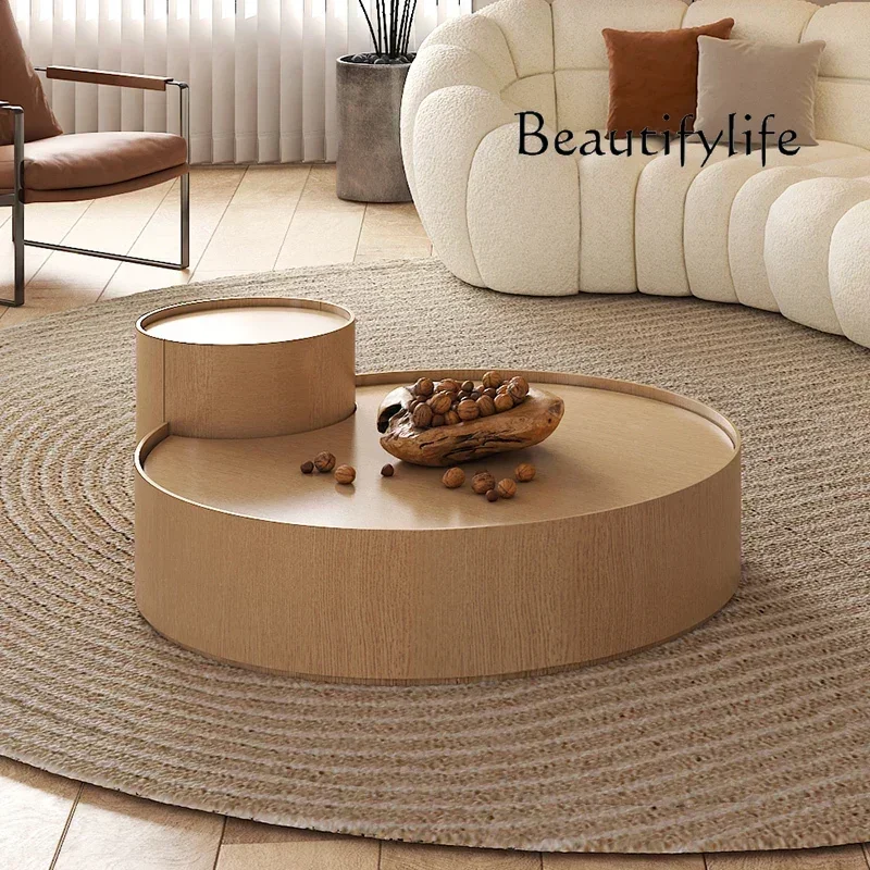 

N Log color coffee table Japanese style wabi sabi minimalist modern living room small apartment