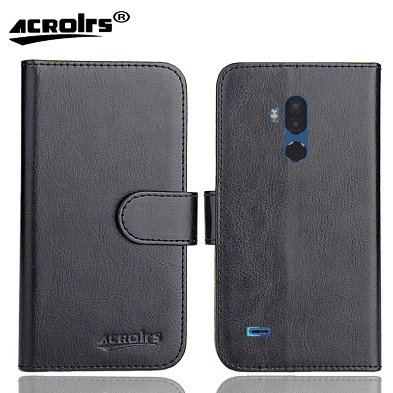 Para BLU Bold K30 funda 6 colores Flip lujo moda Retro cuero suave exclusivo teléfono protector Crazy Horse cubierta