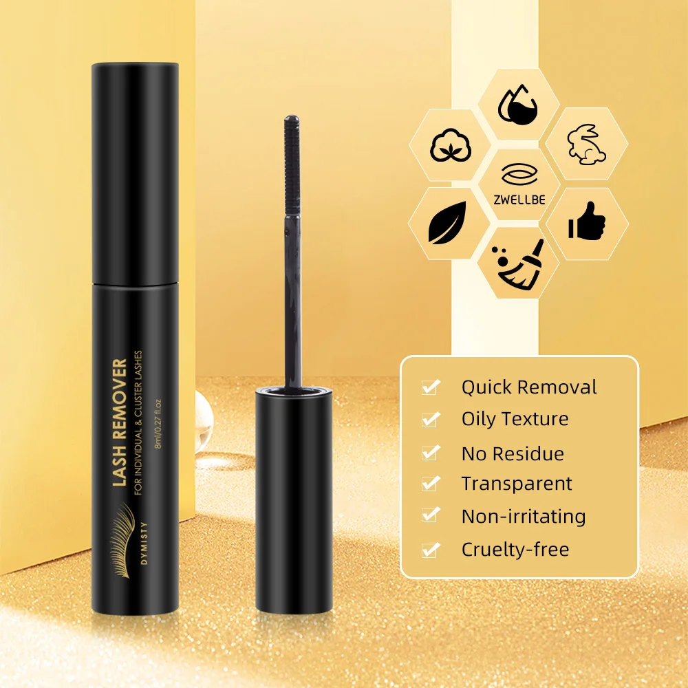 Cluster Lash Glue Remover, DIY Eyelash Remover, Cleansing Oil, Eyelash Glue Remover For False Eyelashes At Hom Self-Use Makeup