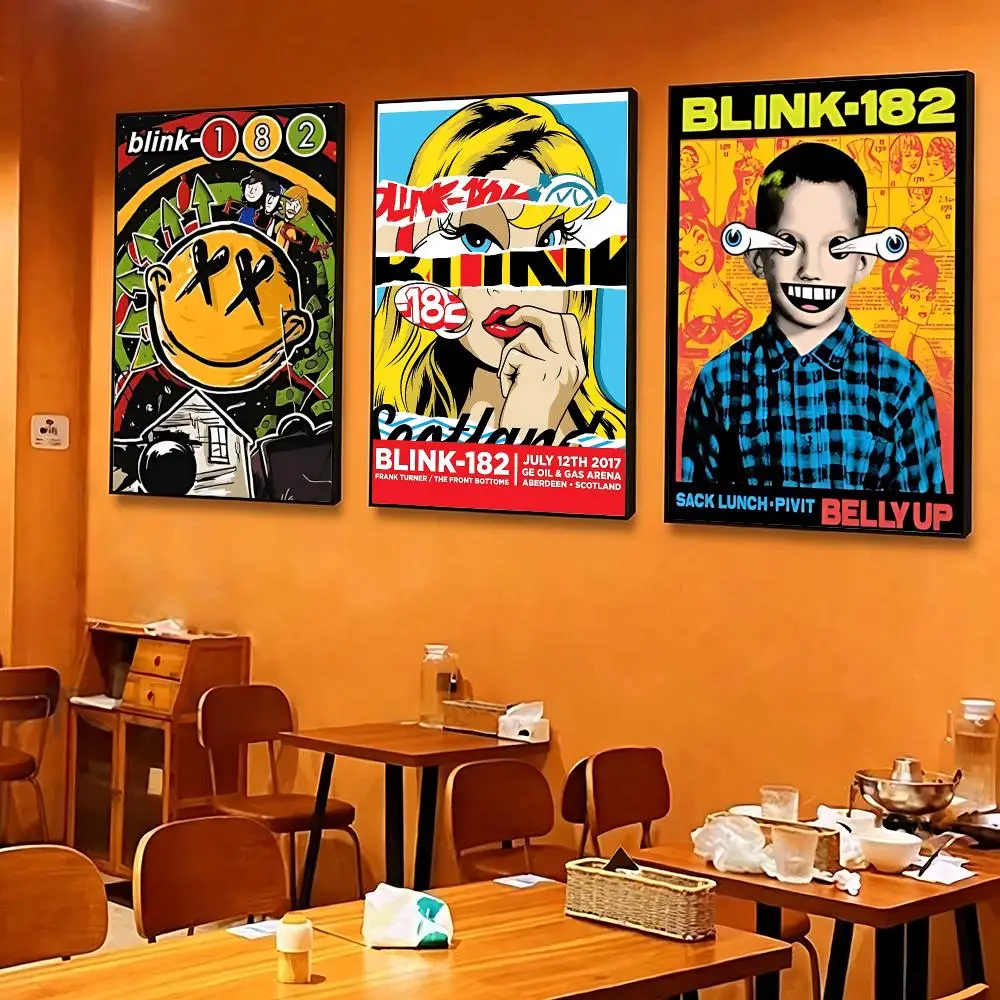 band Blink 182 Poster Poster HD Printing Cozy and Warm Style for Home Decor for Bedrooms Cafes Gift Giving