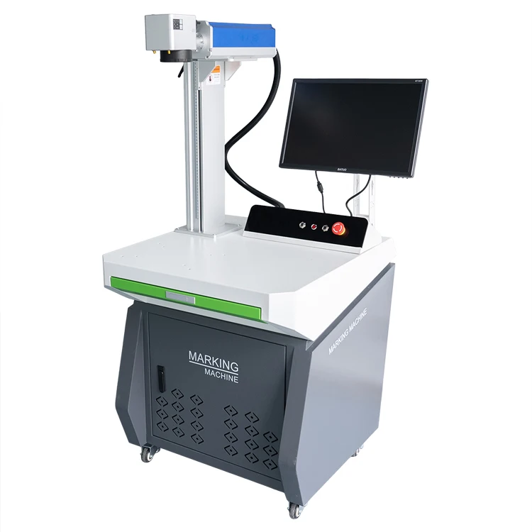 

Factory Cabinet Desktop 20W 30W 50W Fiber Laser Marking Hine With Computer