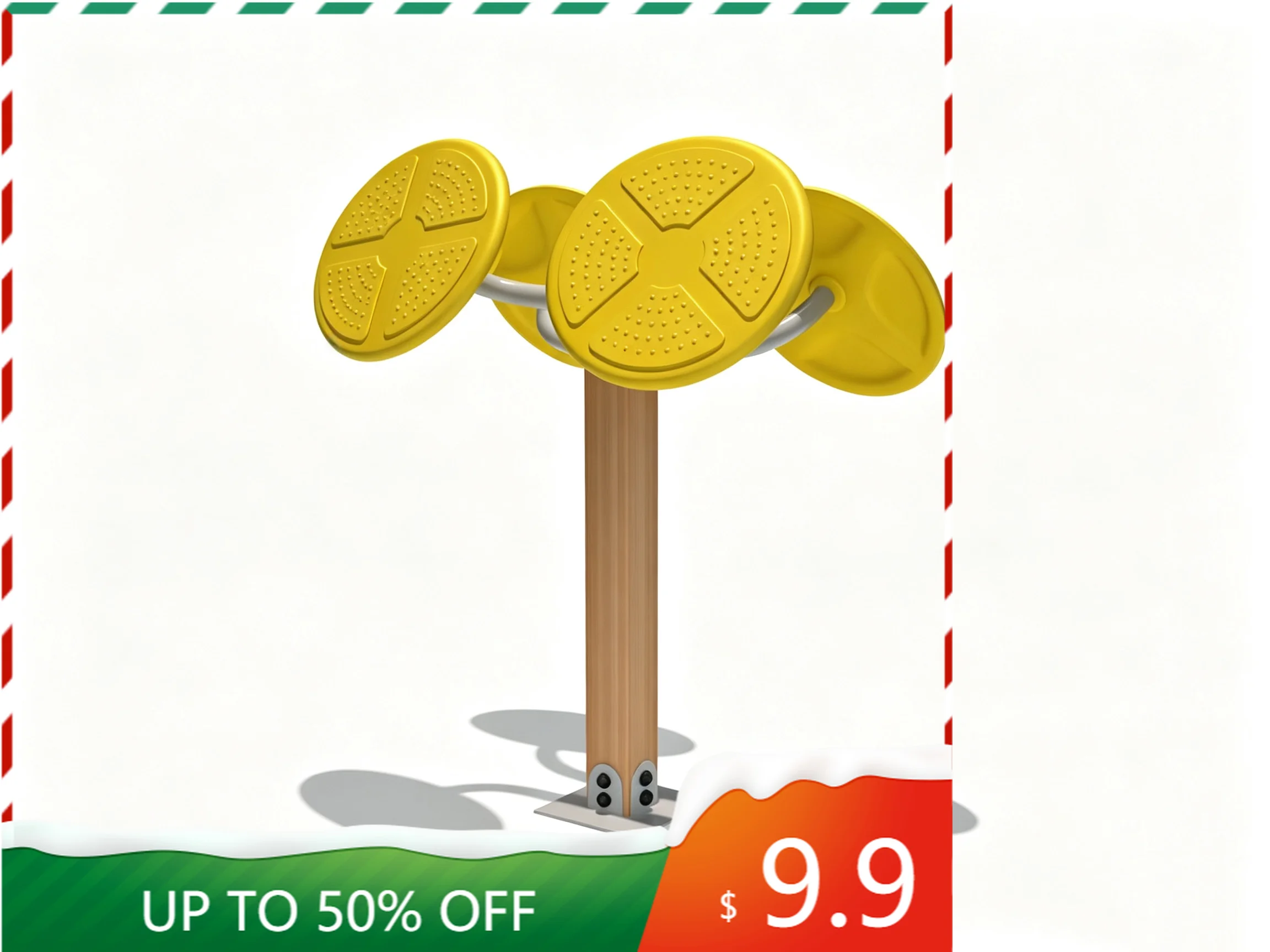 Durable 4‑Users Outdoor Tai Chi Air Walker Exercise Equipment for Public Community Park Fitness Workout