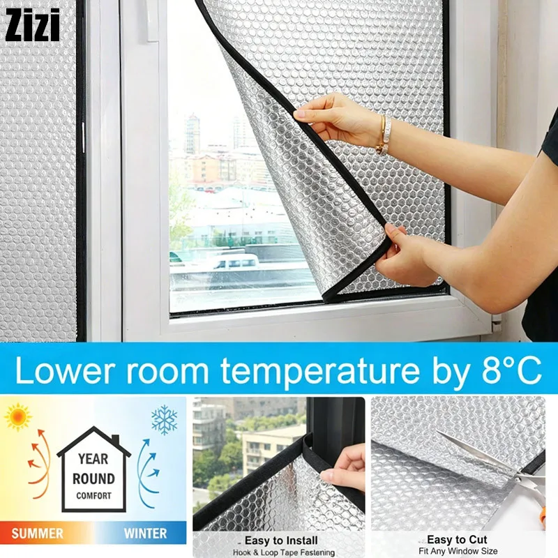 Window Sunscreen Thermal Insulation & Shading Film To Protect Privacy Convenient and Removable At Any Time Sunscreen No Punching