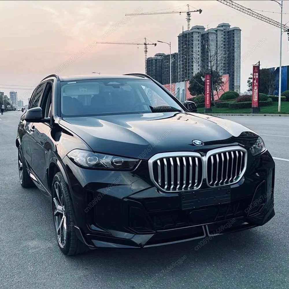 

4PCS Front Bumper Spoiler Lip Splitter Diffuser Body Kits For BMW X5 G05 M-Sport LCI 30d 40i 40d 50e M60i 2023-2025 Black Tuning