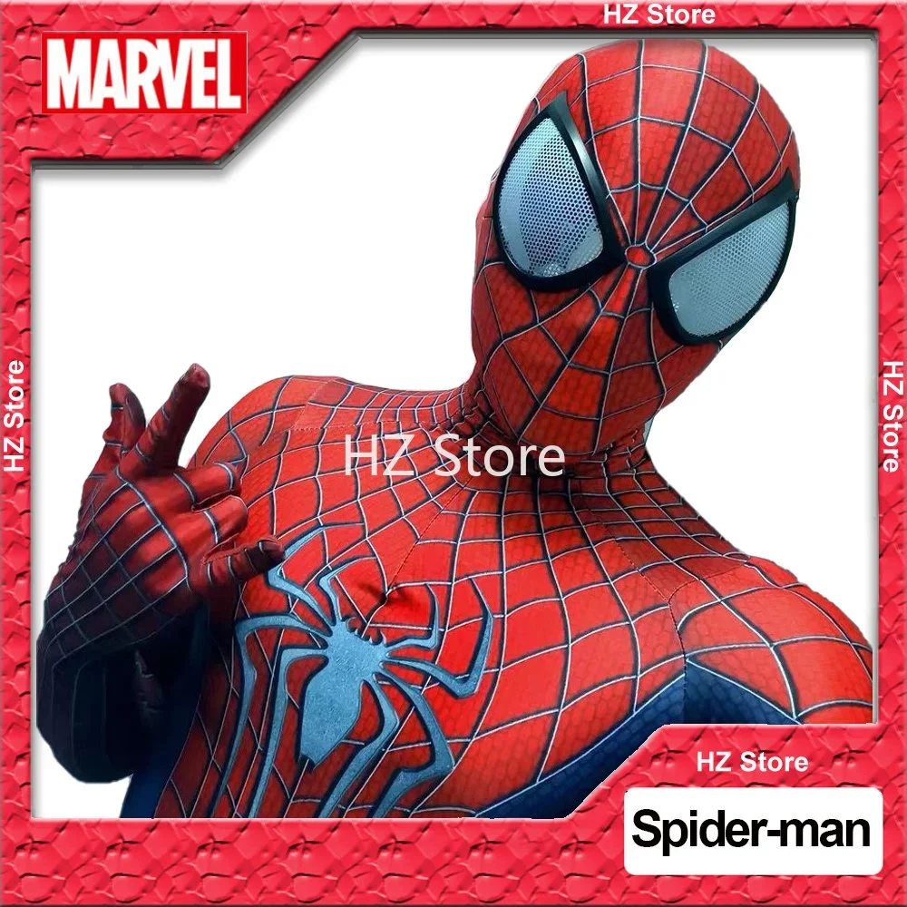 Marvel The Amazing Spider-Man 2 Halloween cosplay bodysuit met masker jumpsuit superheld kostuum Zentai pak voor verjaardagscadeau