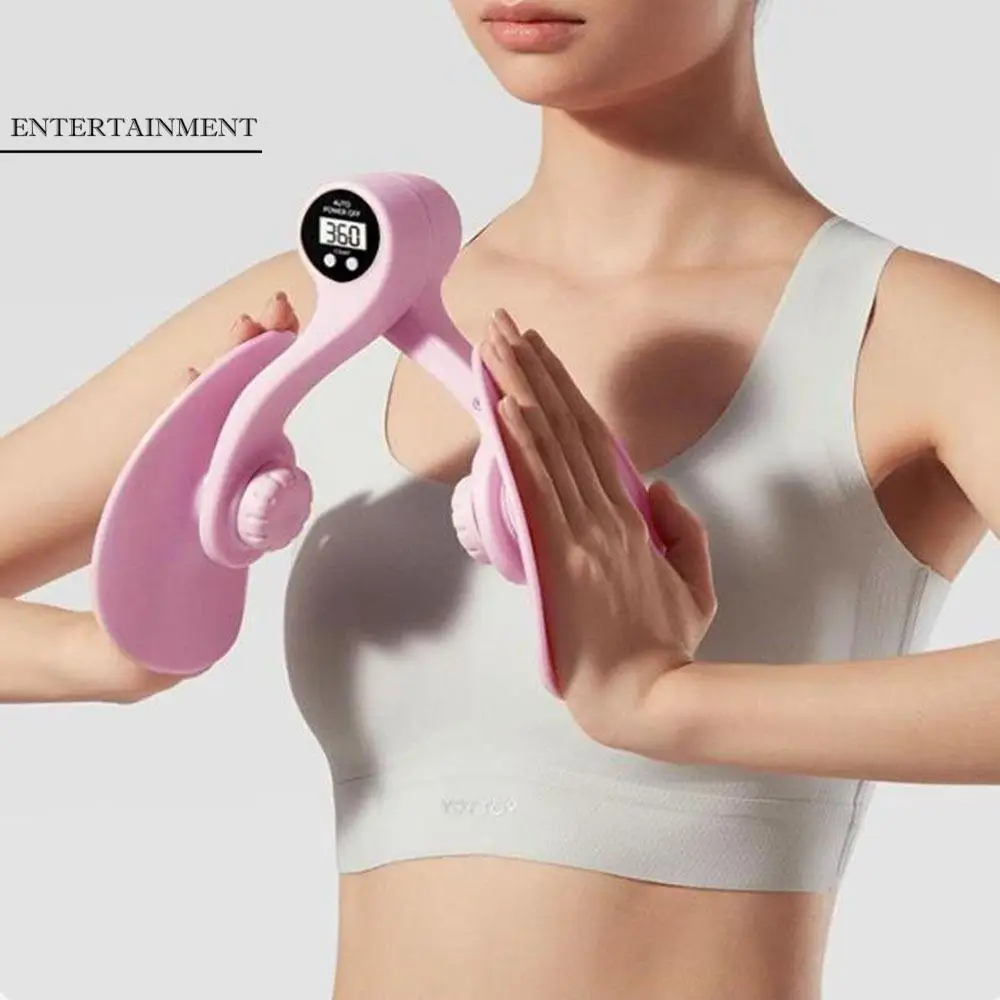 

Adjustable Pelvic Floor Muscle Trainer with Counter 360° Rotatable Inner Thigh Exerciser Slim Leg Body Shaping Thigh Master