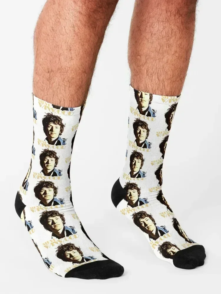 Steve Winwood T-ShirtSteve Winwood __ Soul Pop Retro FanArt Socks gift luxury new year golf Socks Girl Men's