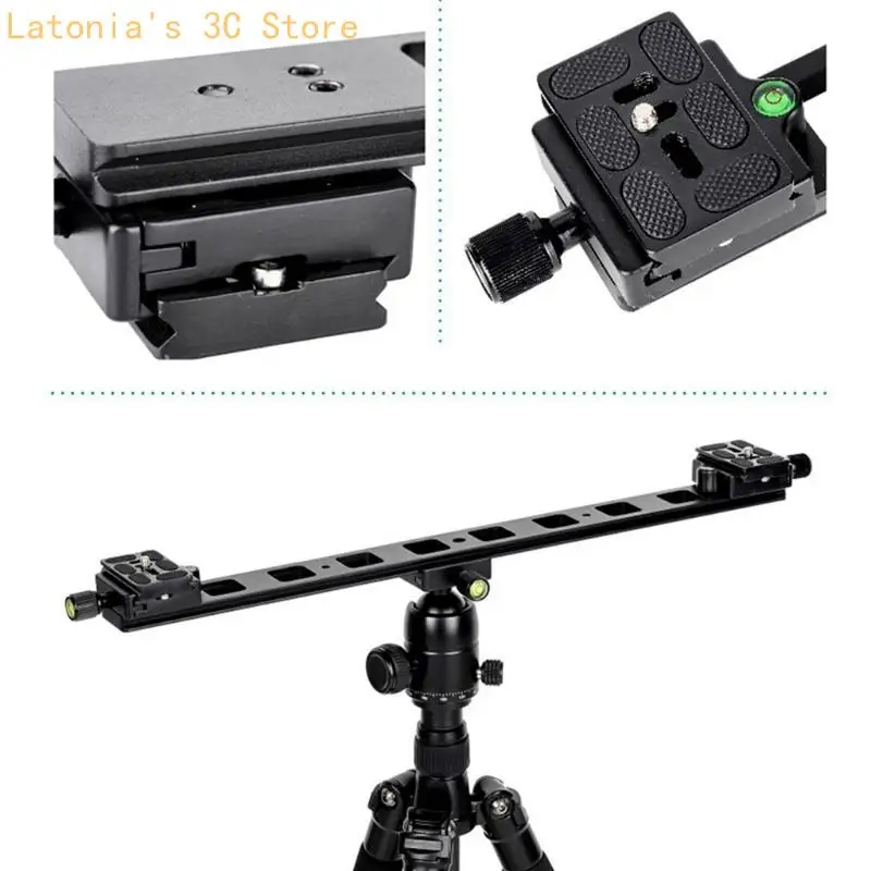 

Camera Quick Release Plate Lengthened 48cm Double QR Plate for Tripod BallHead X3UB