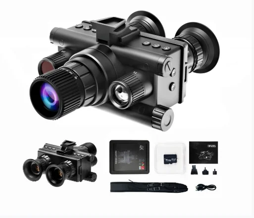Outdoor Head-Mounted Thermal Imaging Infrared Night Vision Binoculars OLED Screen 8x Magnification 600m Range for Climbing