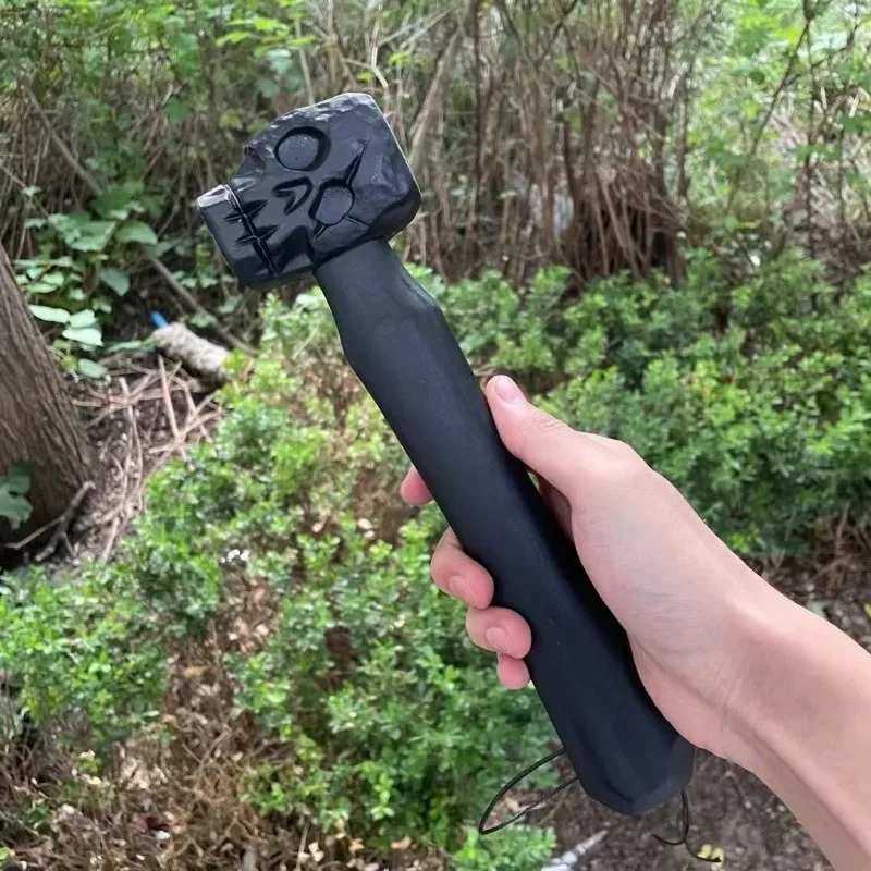 Skull Hand Carved Hammer High Carbon Steel Luxury Outdoor Camping Collectible EDC Hand Tools Soul Mountain Decoration Gift