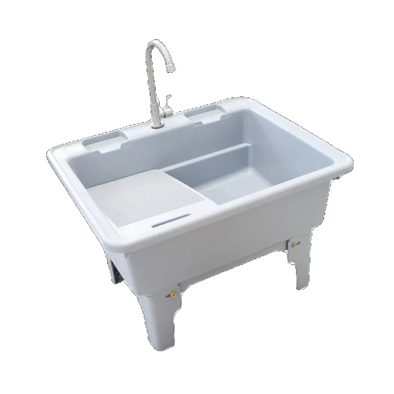 

Sitting laundry sink Plastic laundry pool Balcony laundry basin with rubbing board Bathroom Mop pool Mop pool