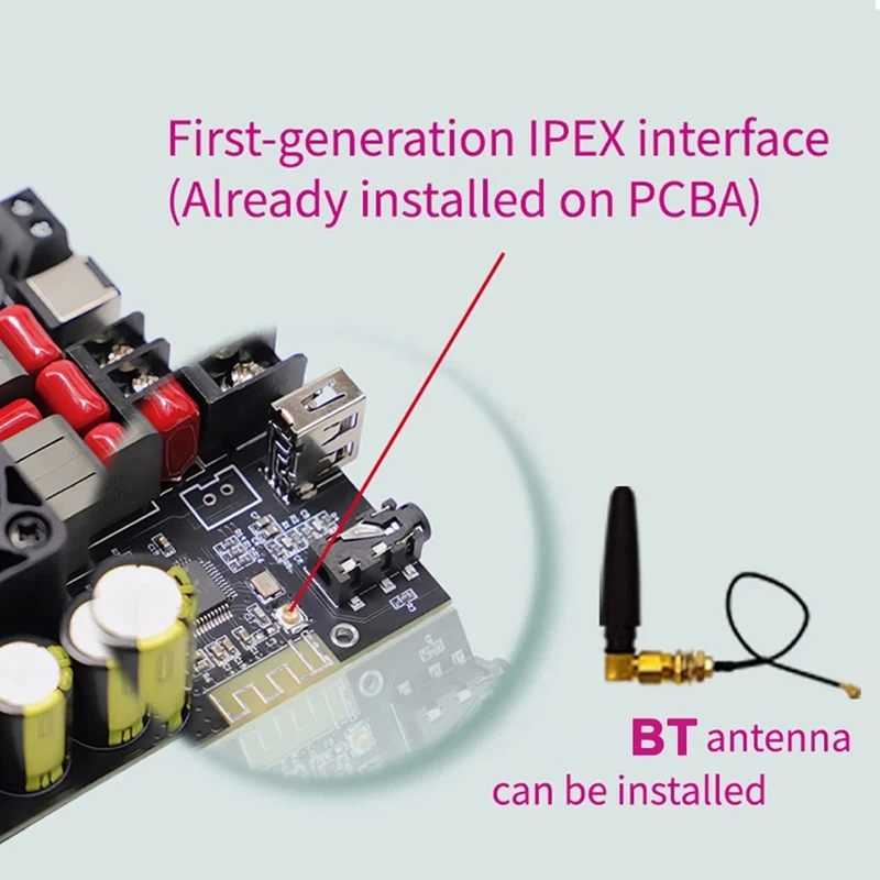 3CGRO-220Wx2 Fever-Grade Lossless Bluetooth Audio Amplifier Board Module Stereo High And Low Bass Adjustment TPA3251