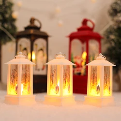 Christmas Lantern Light Merry Christmas Decorations for Home 2024 Navidad Christmas Tree Ornaments Xmas Gifts New Year 2025