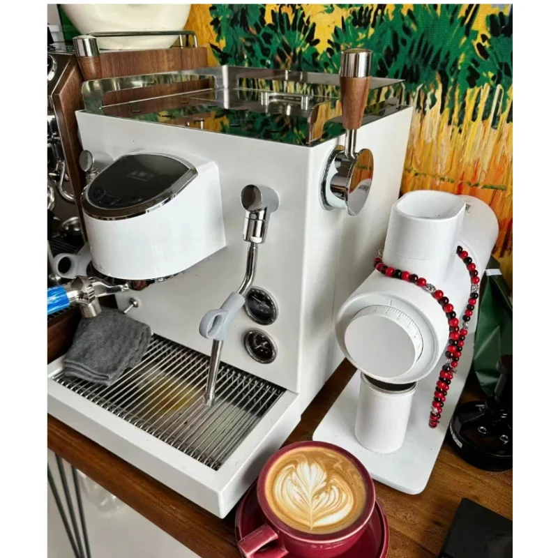Pe Double Boiler Small Fully Semi-automatic Italian Coffee hine Commercial Food Procsing