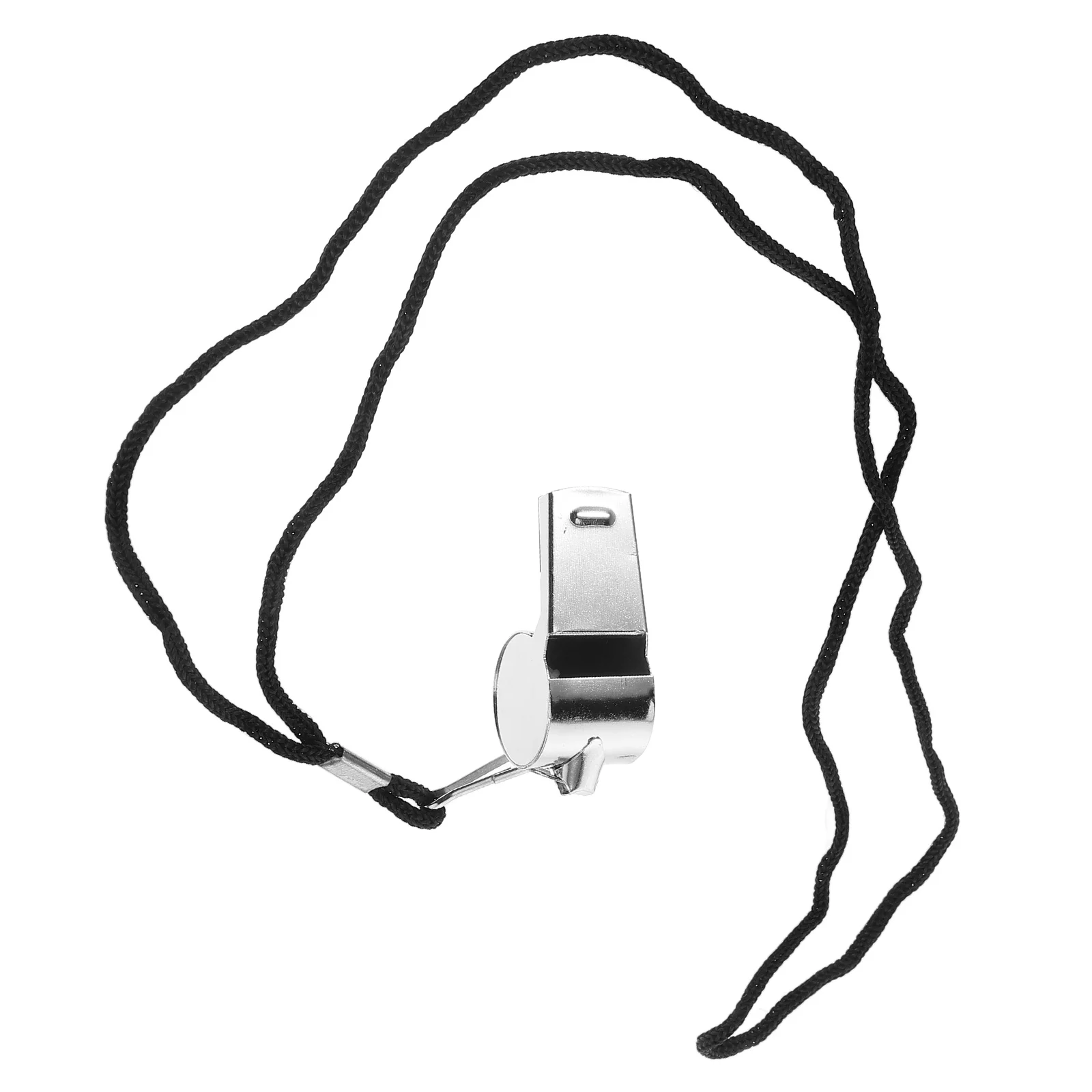 

Stainless Steel Referee Whistle Durable Loud Tone Portable Emergency Sports Metal Craft Small Size Easy to Carry Gym