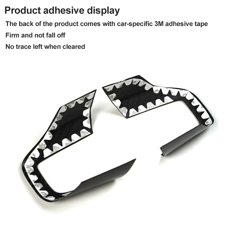 لميني كوبر S E SE JO1 EVF65 F66 F67 J05 U25 2024 2025 ألياف الكربون عجلة القيادة غطاء حماية الزخرفية الملحقات #5