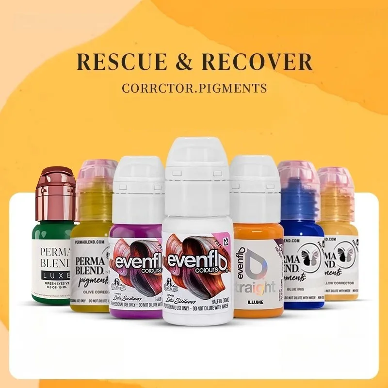 

Eyebrow Rescue Recover Permanent Makeup Inks Microblading Beauty Permablend Evenflo LUXE Color Corrctor Plant Tattoo Pigment