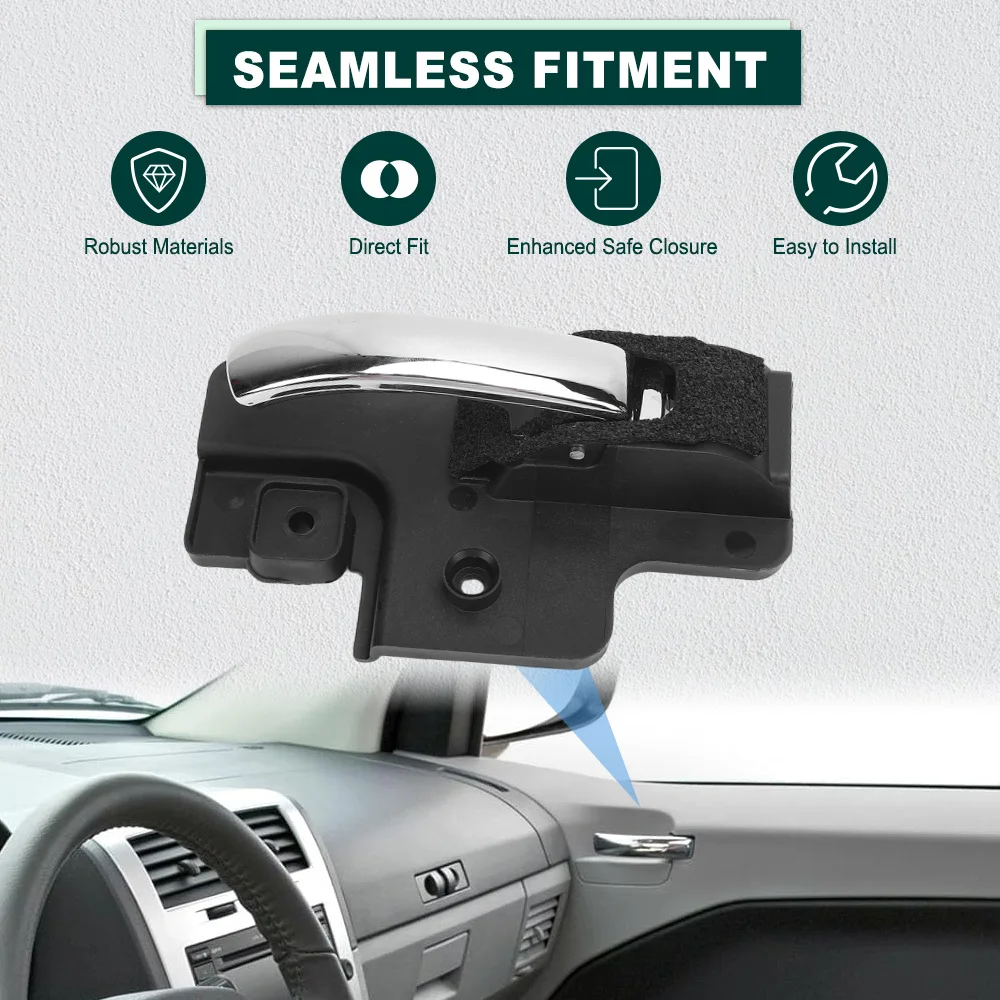 Car Interior Inner Door Handle Front Rear Right / Left for Dodge Caliber Compass 2007 2008 2009 1DC18SZ0AB