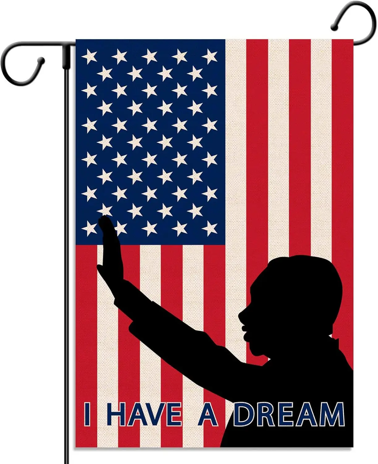 Luther King Jr Garden Flag I Have A Dream Mlk Day Decoration African American Double Sized Yard Outdoor Decor