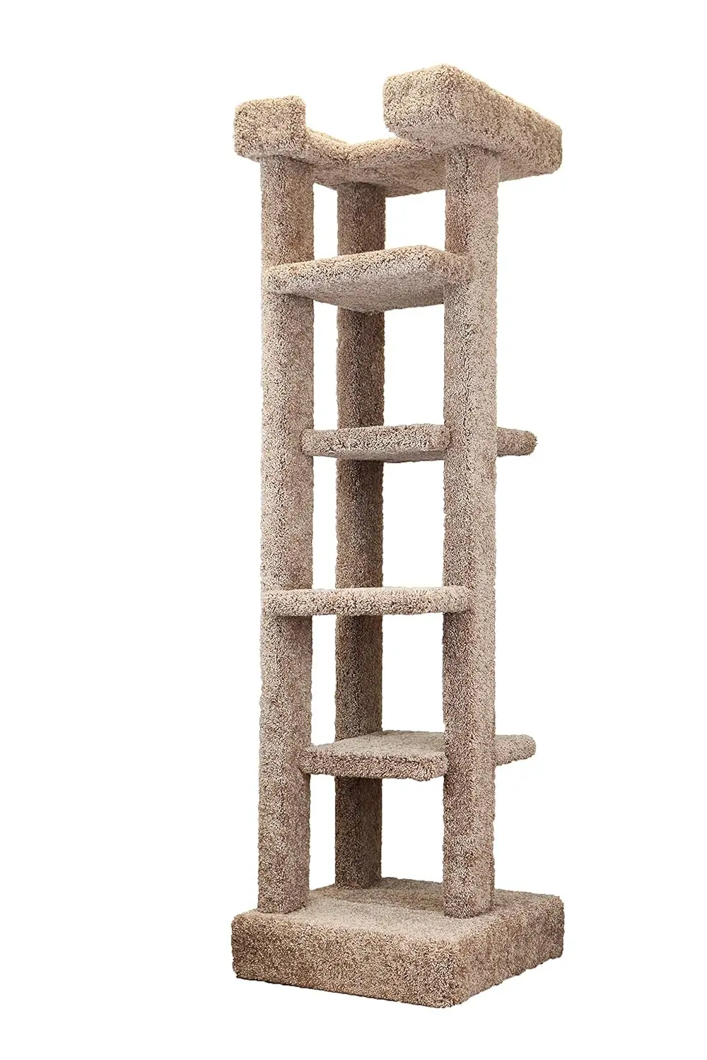 

Solid Wood 5 Level Large Cat Tree Tower Climbing Scratching Playing Home Furniture, Customized