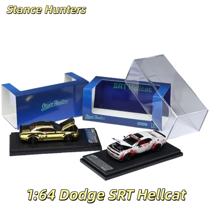 

Stance Hunters 1:64 Dodge SRT Hellcat Limited Edition модель автомобиля из сплава, игрушка для мальчиков, коллекционное украшение для взрослых.