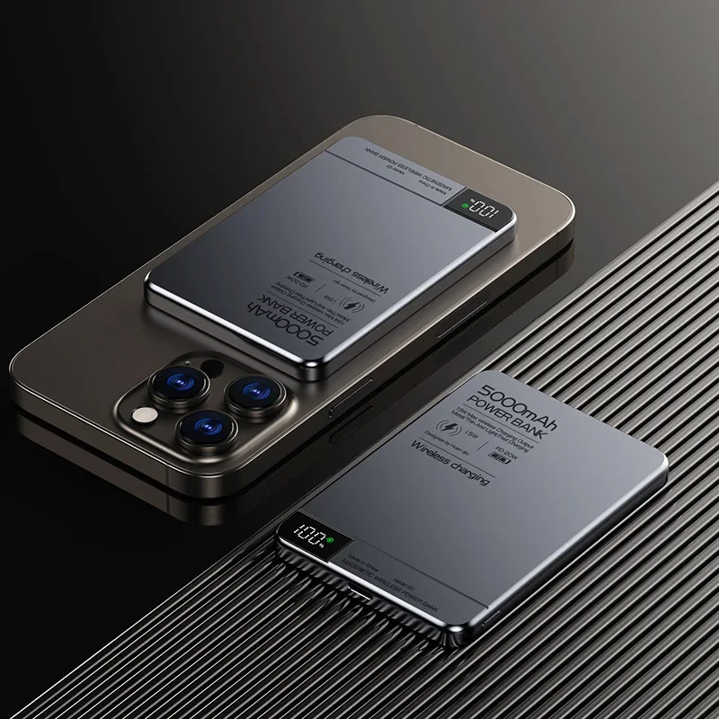 10000mAh Large Capacity Portable Charger PD20W Fast Charging Magnetic Power Bank for IPhone 16 15 14 13 12 XIAOMI Huawei Samsung - view 6
