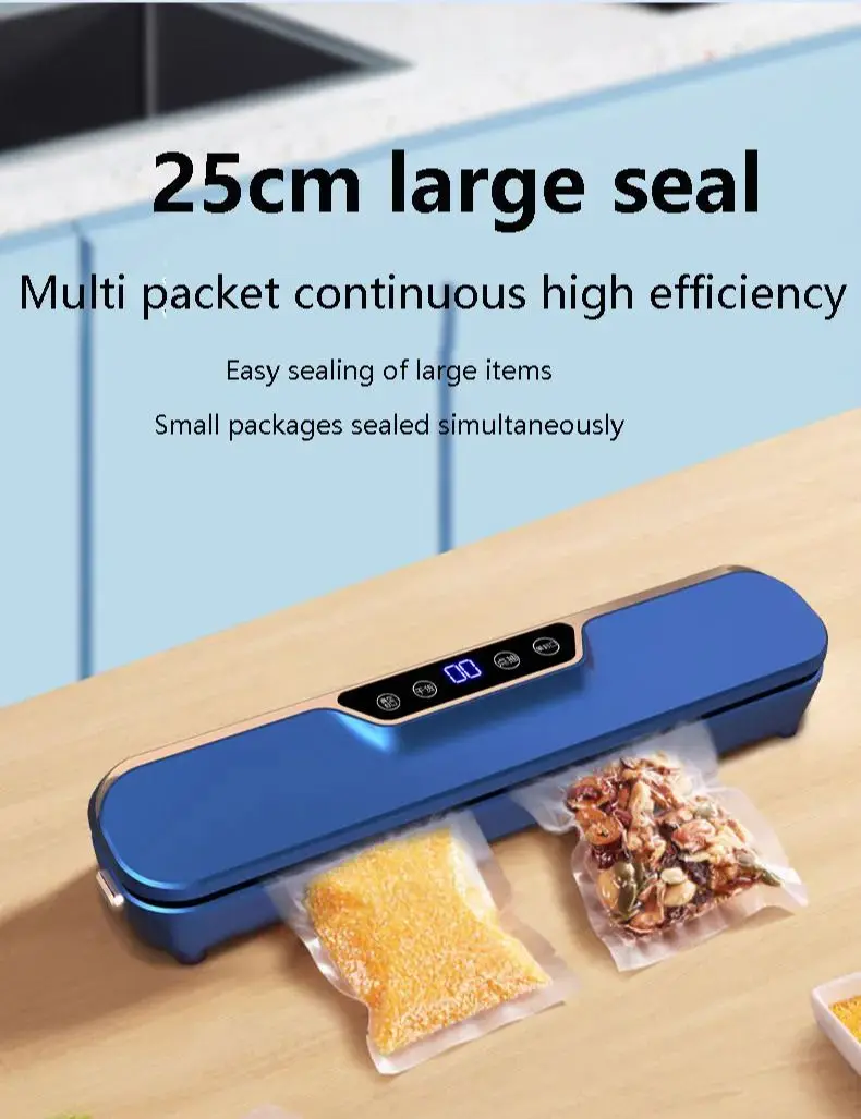 

Vacuum packaging machine, household automatic vacuum sealing machine, small mini kitchen fresh-keeping machine