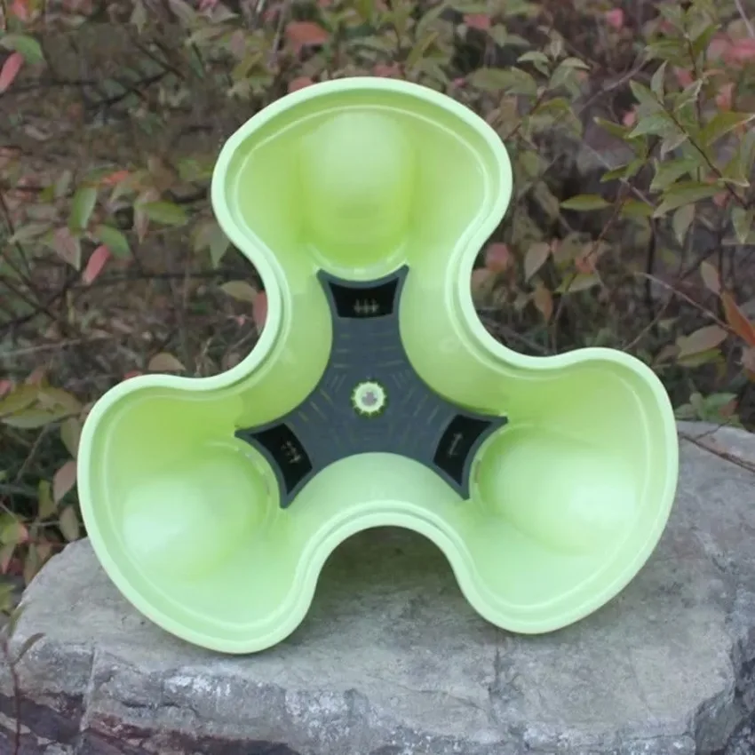 1 Pcs Stackable Plastic Flower Pot Planter Plant Vase Holder Nursery Pots 5 Colors Home Garden Balcony Decoration